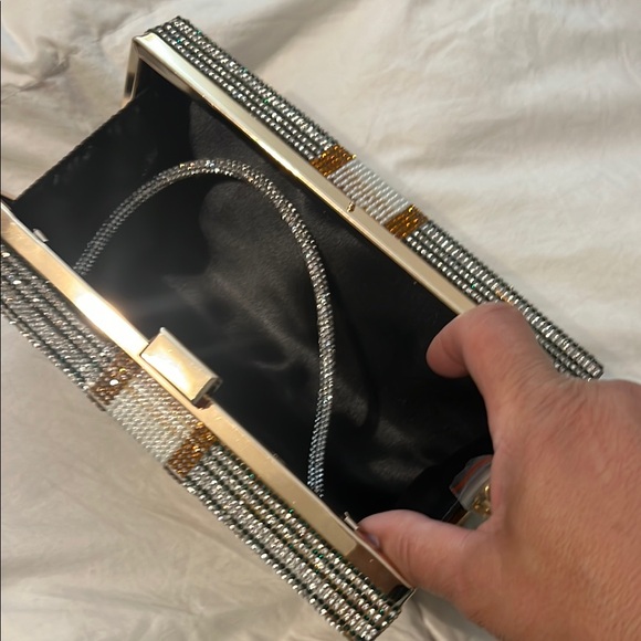 Crystal Embellished Money Clutch - Picture 3 of 7